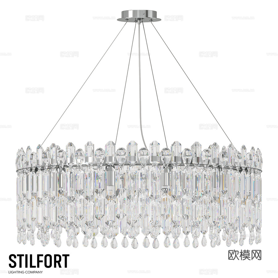 Stilfort吊灯，Legacy系列3d模型下载