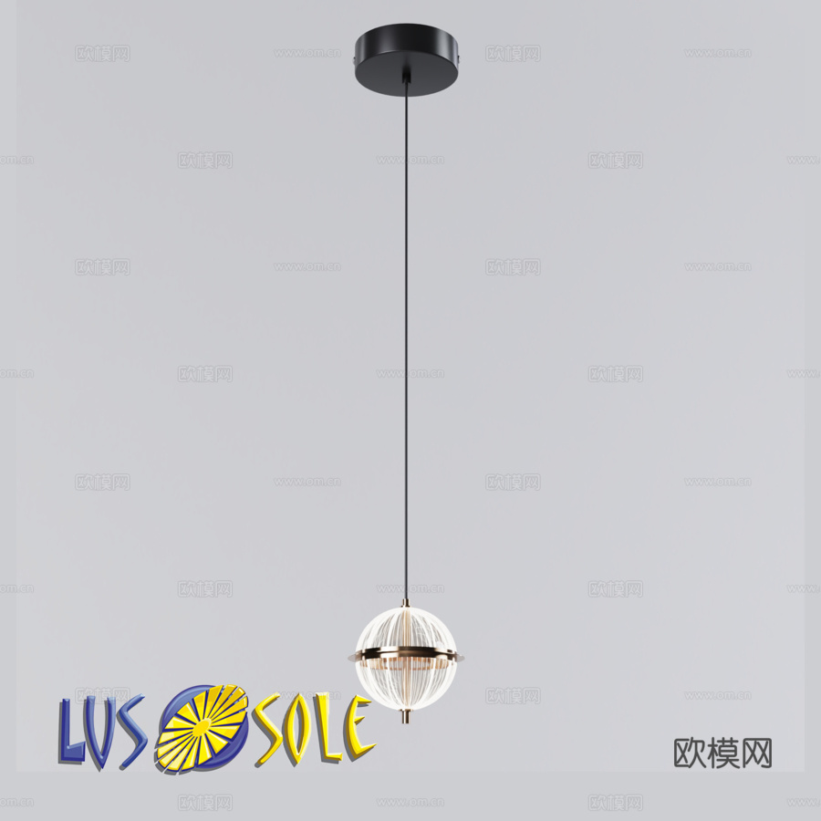 OM吊灯 Lussole LSP-75133d模型