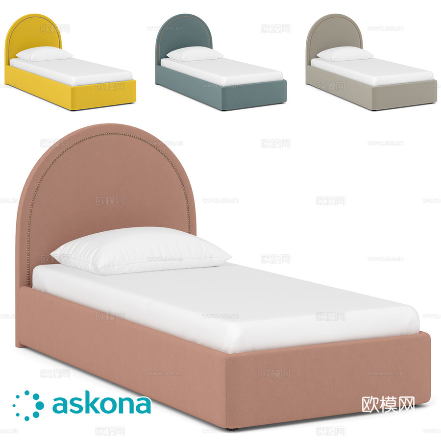 青少年床 Molly New3d模型下载
