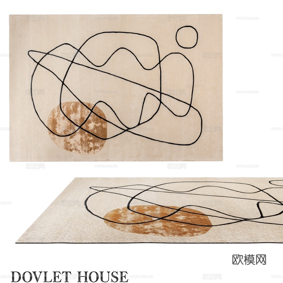 OM地毯 DOVLET HOUSE (art. 23595)3d模型下载
