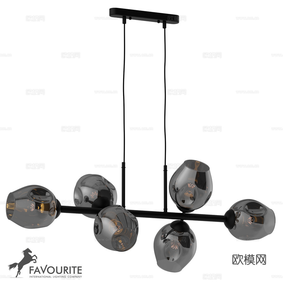 吊灯最爱 2361-6P3d模型下载