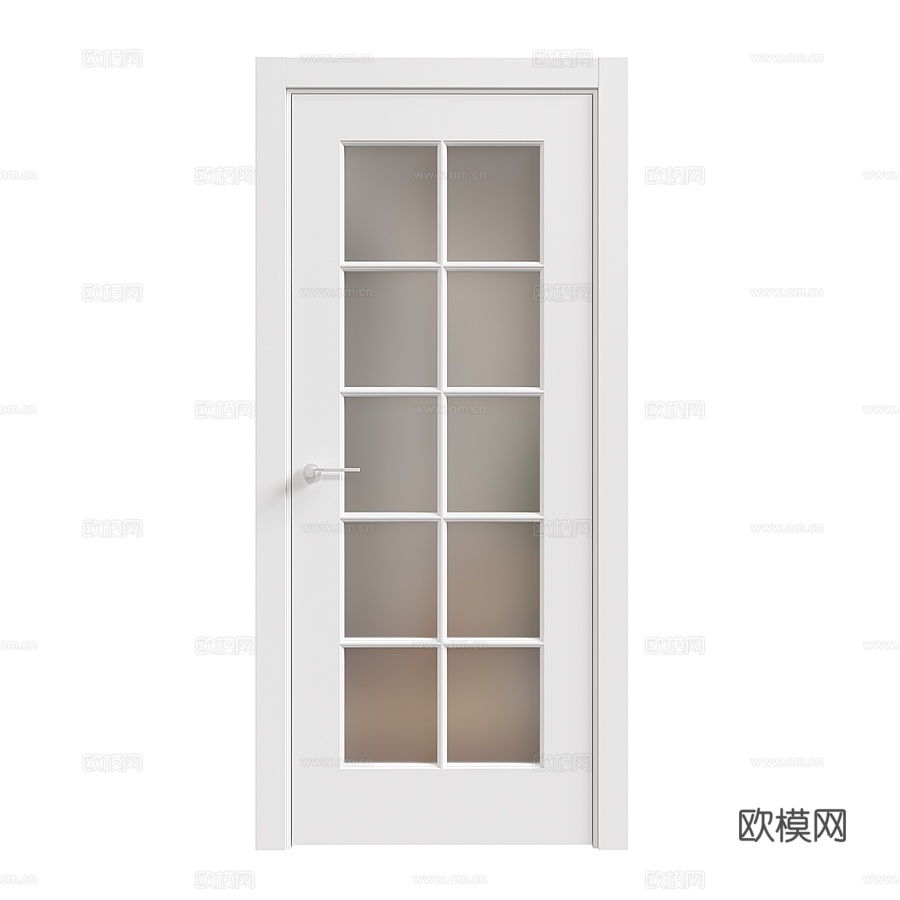室内门Sapporo 1带格栅A10来自3d模型下载