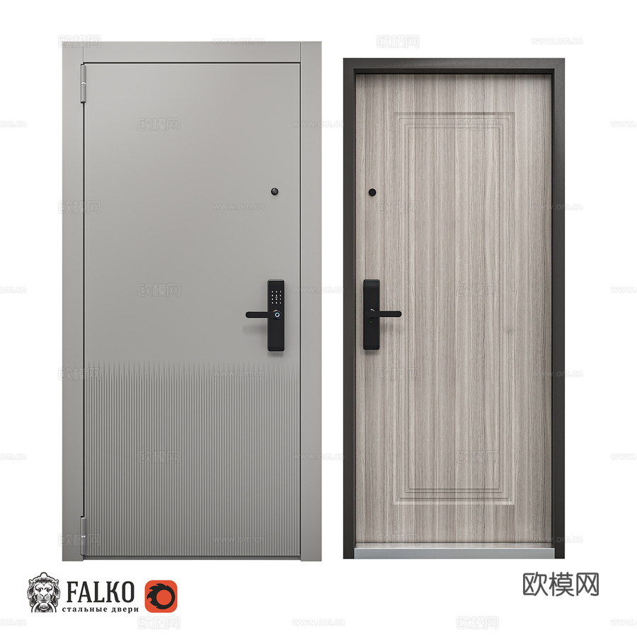 公寓门3d模型下载