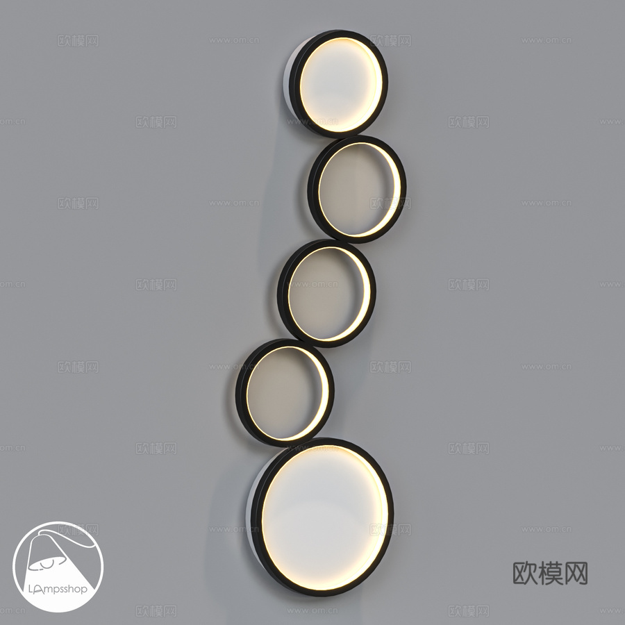 LampsShop.ru B4473 壁灯 Bubble L3d模型下载