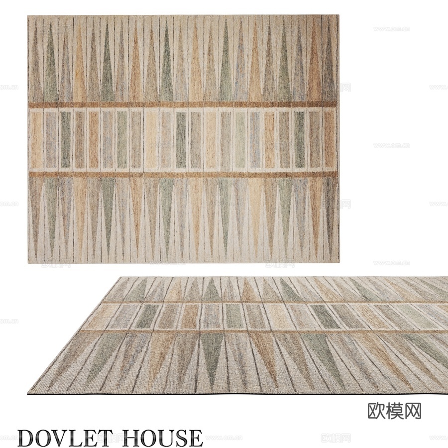 OM地毯 DOVLET HOUSE (art. 23597)3d模型下载