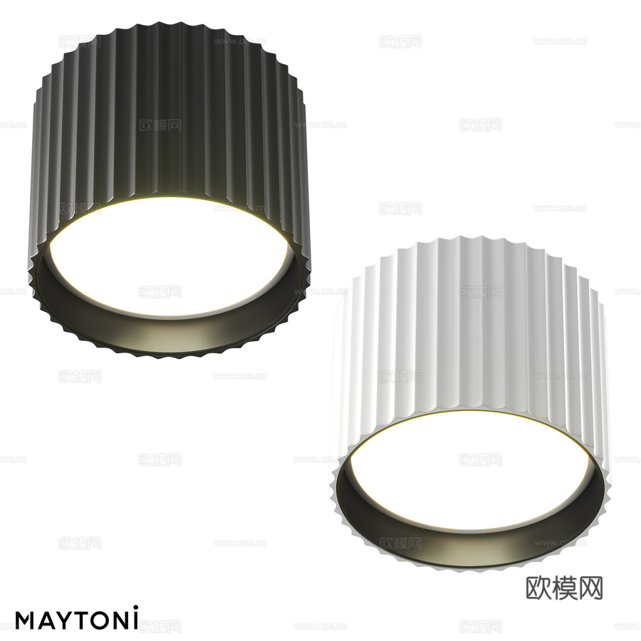 卡利普索GX53 12W吸顶灯3d模型