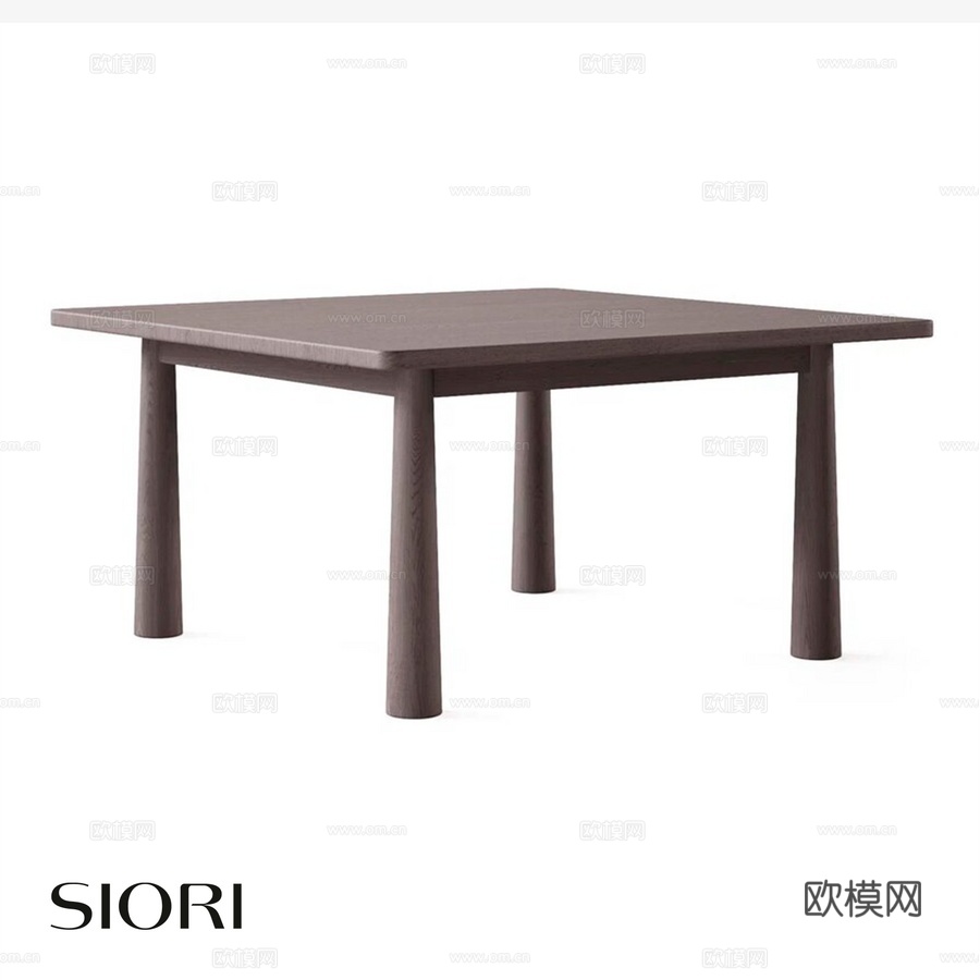 OM Siori Kon 餐桌 1500x15003d模型下载