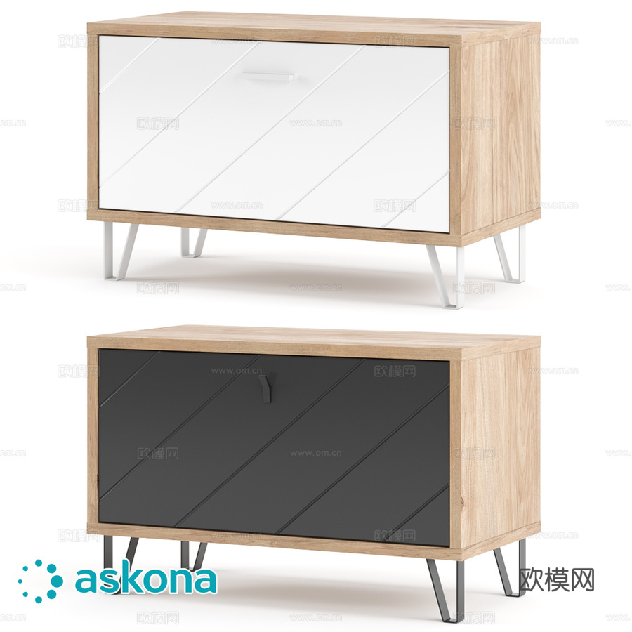 单门地柜 Agira3d模型下载