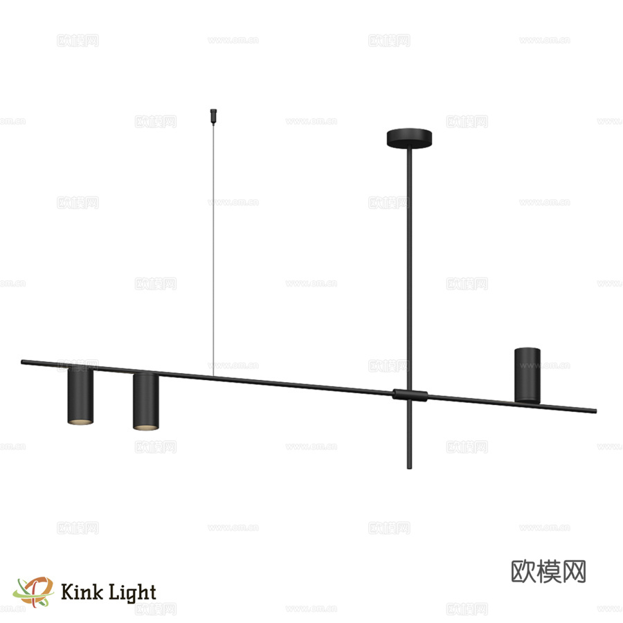 Riya 黑色水晶吊灯 07621-3,193d模型下载