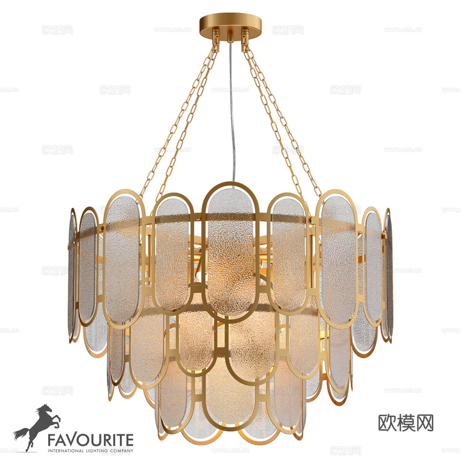 Favourite 4730-9P Laura 吊灯3d模型下载