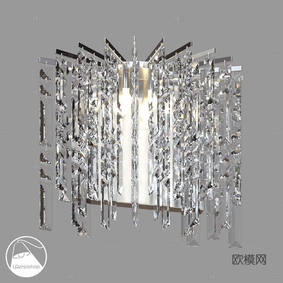 LampsShop.ru B4615 壁灯 Drizzle3d模型