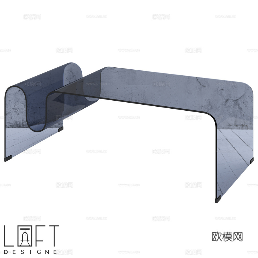 LoftDesigne 63008 型号餐桌3d模型下载