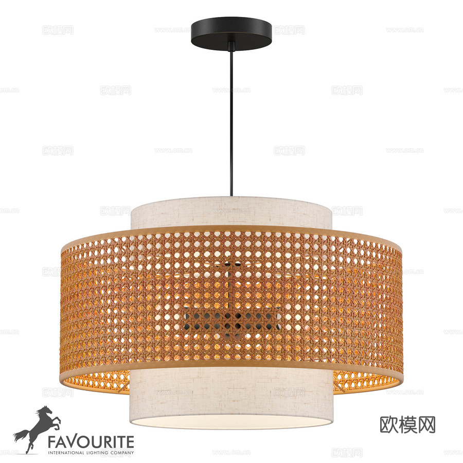 吊灯 精选 Organicum 4768-3P3d模型下载