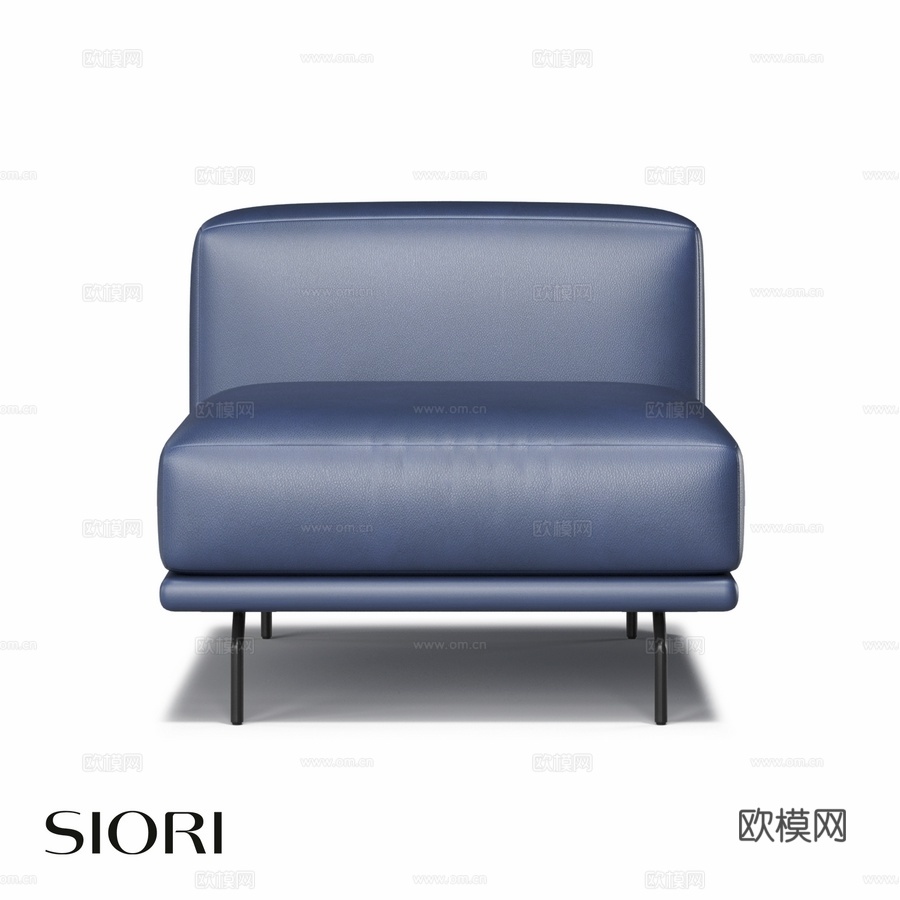 OM Siori 俳句 80x100x70 休闲椅3d模型下载