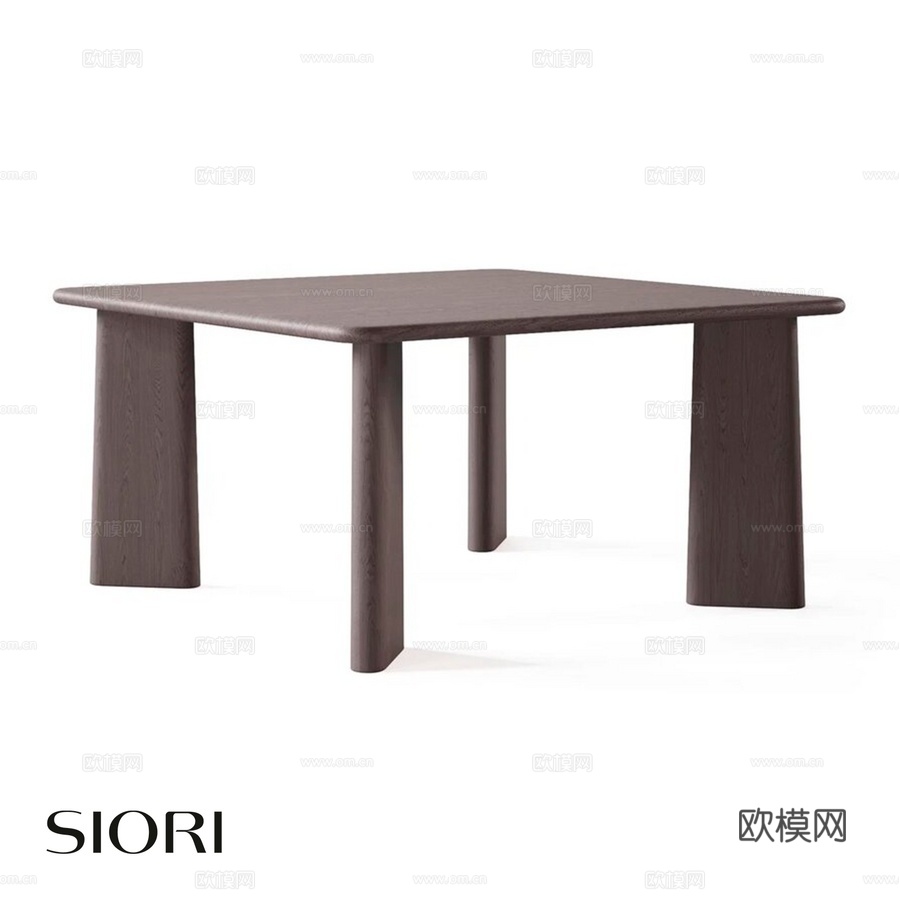 OM Siori Ply餐桌 1500x15003d模型下载
