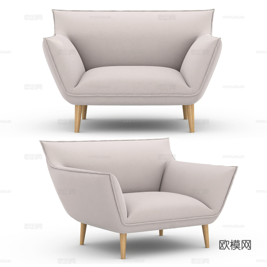 OM The Furny Visby 椅3d模型下载