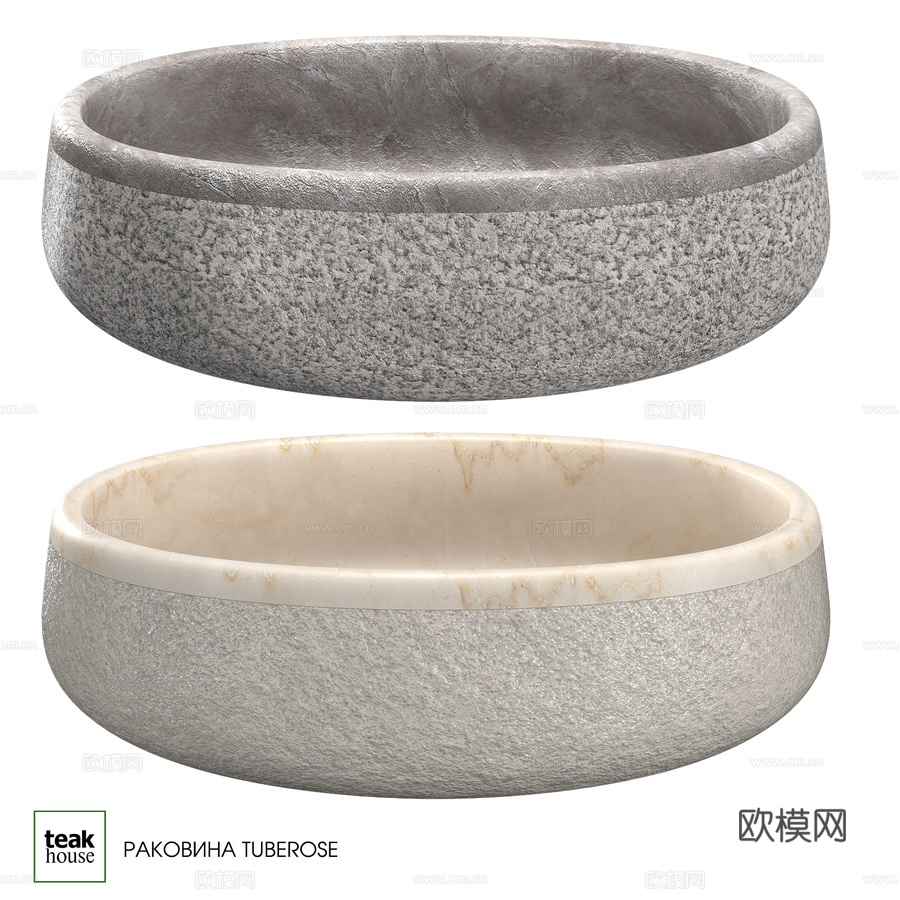 TUBEROSE 洗手盆3d模型下载
