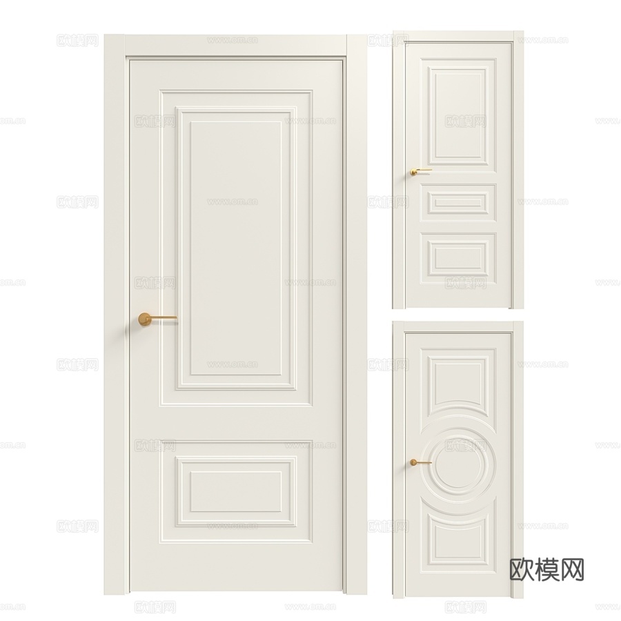达里亚诺工厂布拉格2、3、9室内门3d模型下载