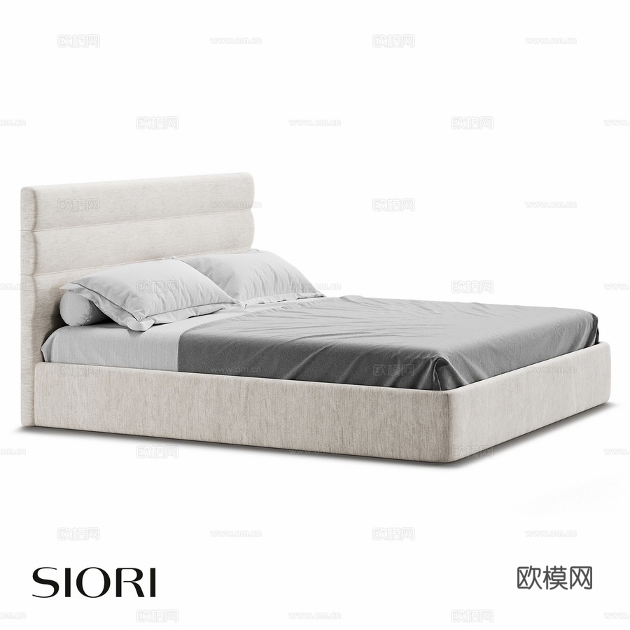 OM Siori Riva床3d模型下载