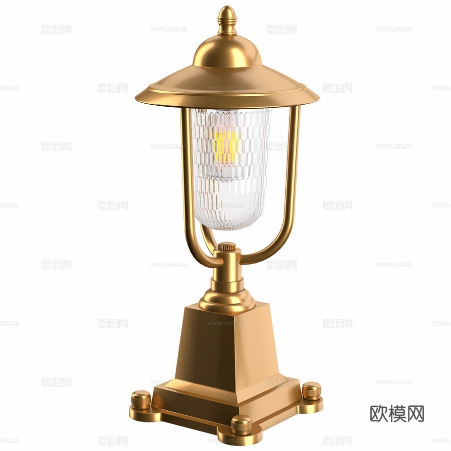 Covali SP-31644 黄铜材质花园灯3d模型下载