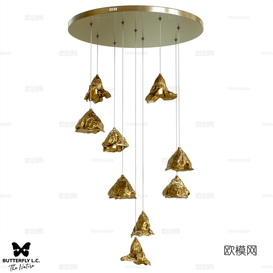 OM Butterfly LC 风铃草116 5+117 43d模型下载