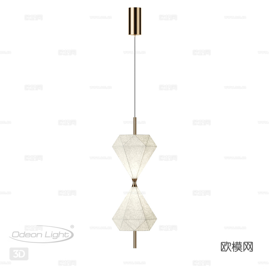 Odeon Light 7090 10L 沙玻璃3d模型下载