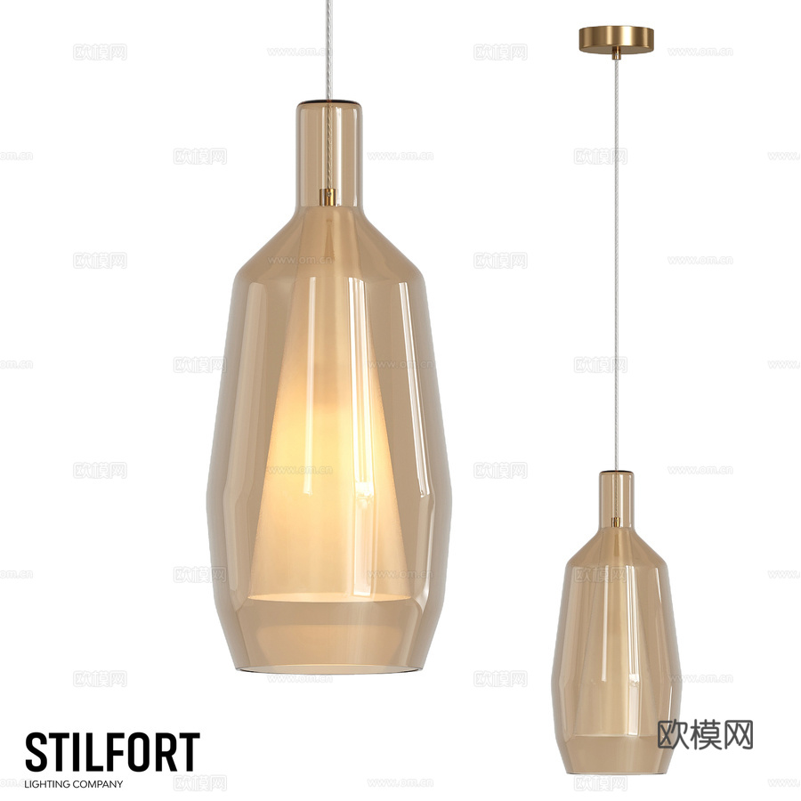 Stilfort吊灯，Eladin系列3d模型下载
