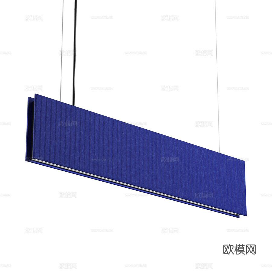 吸音吊灯1000x58x280mmOM3d模型下载