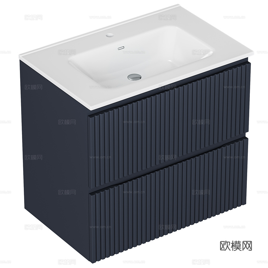 简70盥洗台（平面）3d模型下载