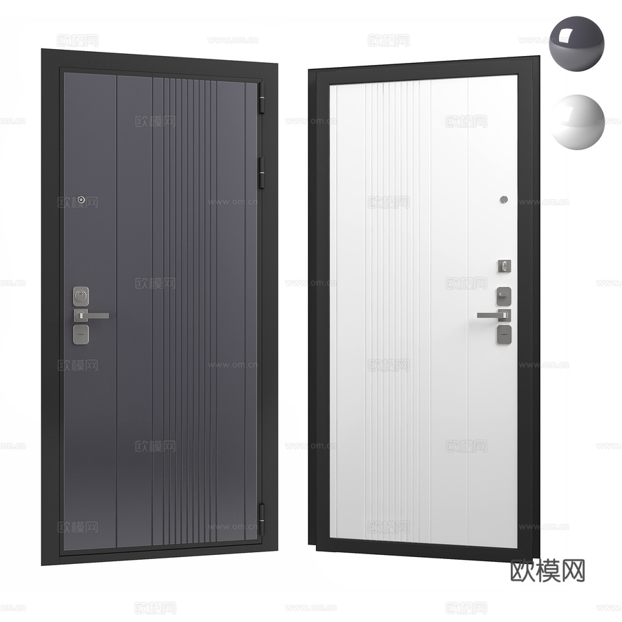 守护者入户门配峡湾K 07饰条3d模型下载