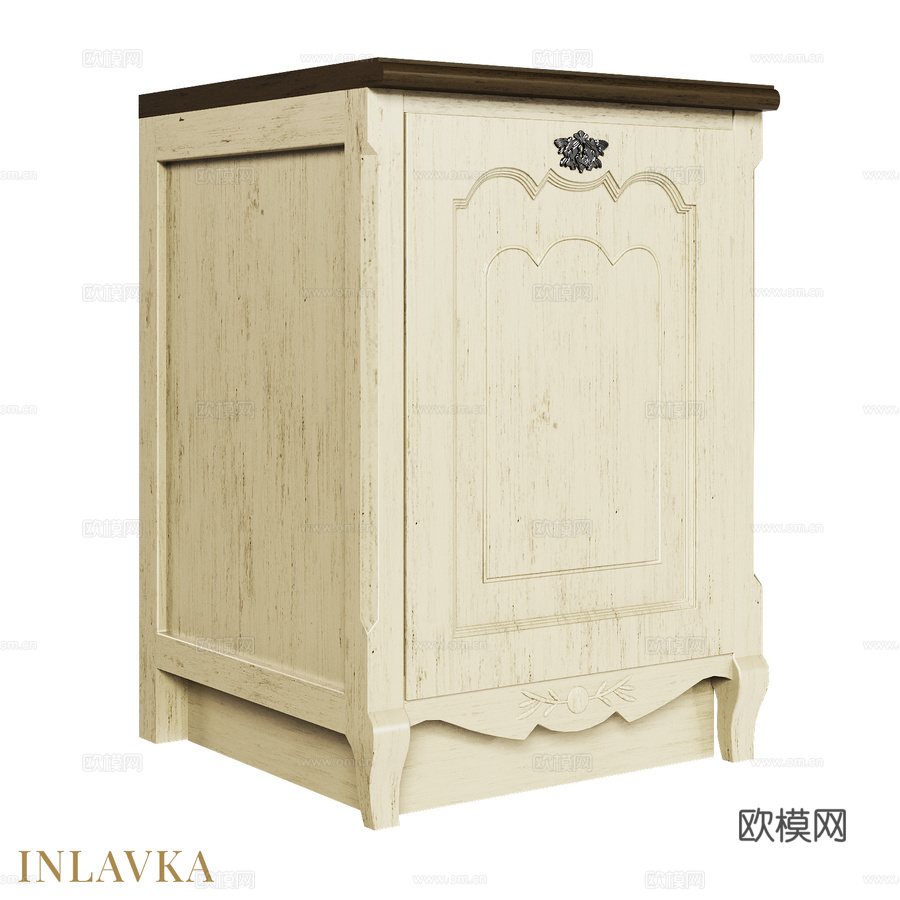 OM 洗碗机柜，45厘米，经典风格3d模型下载