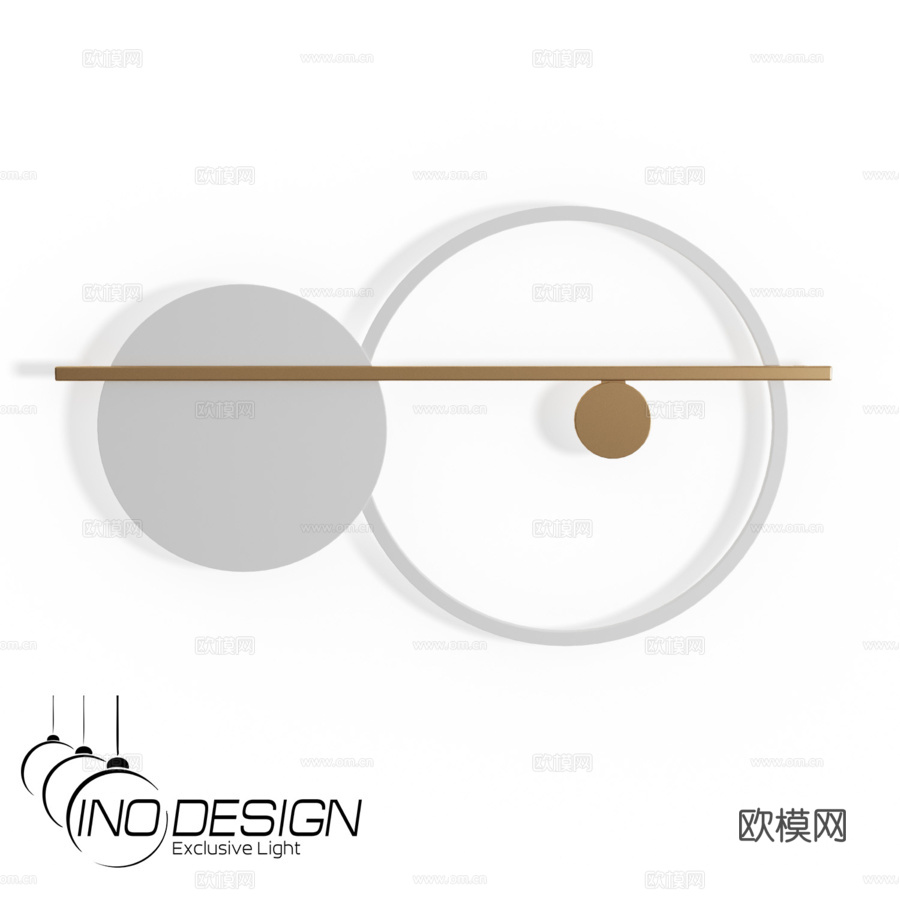OM Inodesign 圆形白色 44.46803d模型下载