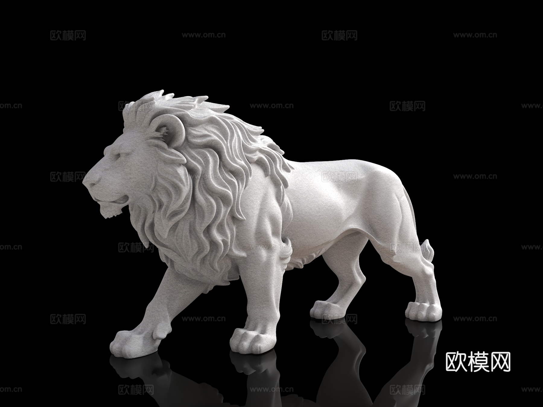 现代雕塑 景观雕塑 狮子雕塑 动物雕塑摆件 狮子 主题雕塑su模型