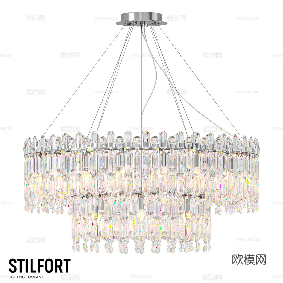 Stilfort吊灯，Legacy系列3d模型下载