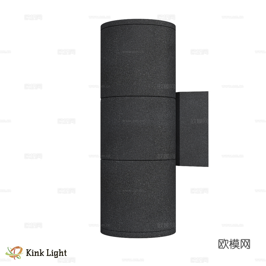 户外壁灯 Lodi 黑色 09327-2.193d模型