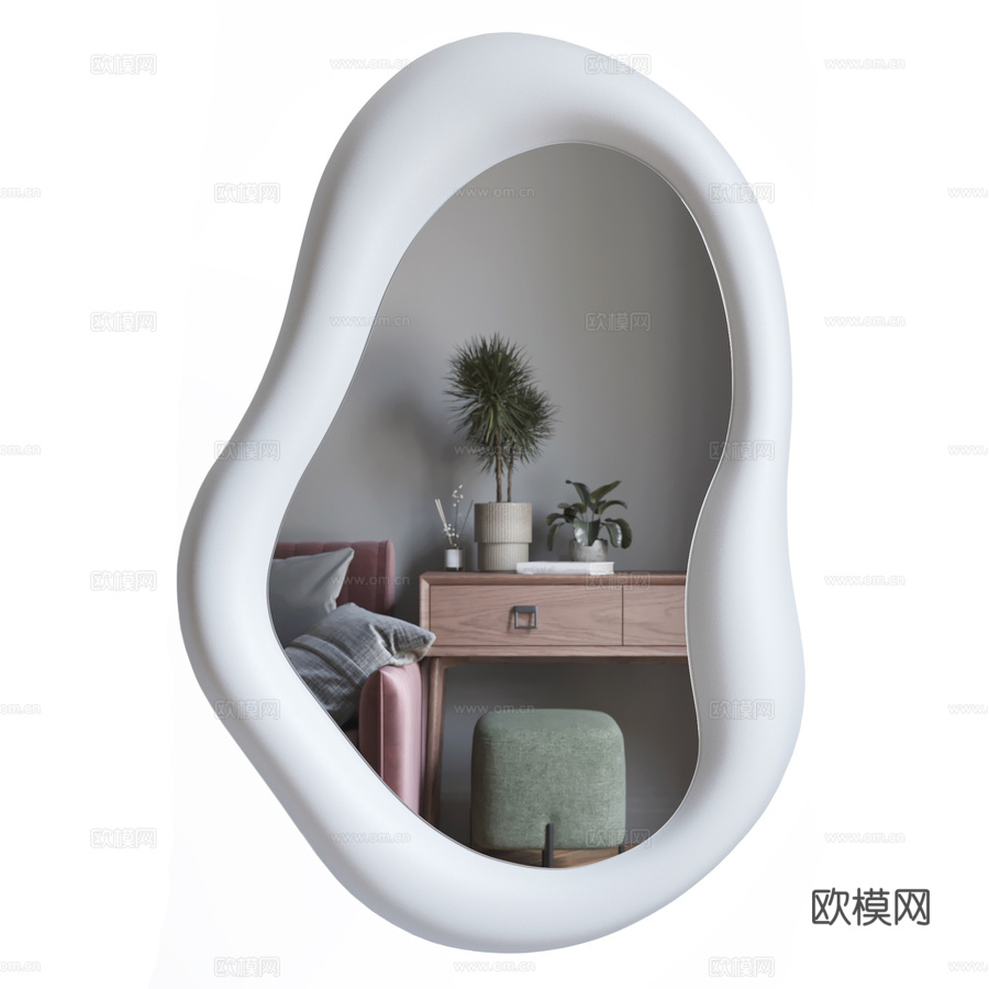 OMEGA GLASS NUAGE 60x87cm镜3d模型下载