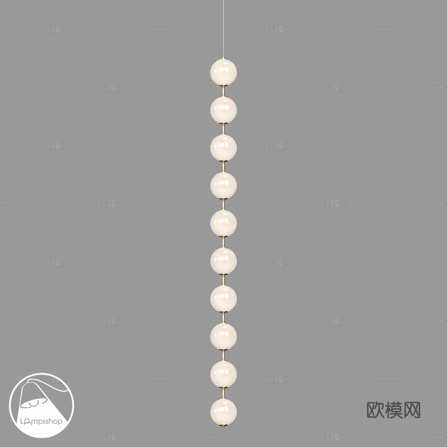 LampsShop.ru PDL2619 吊灯 Beadus3d模型下载
