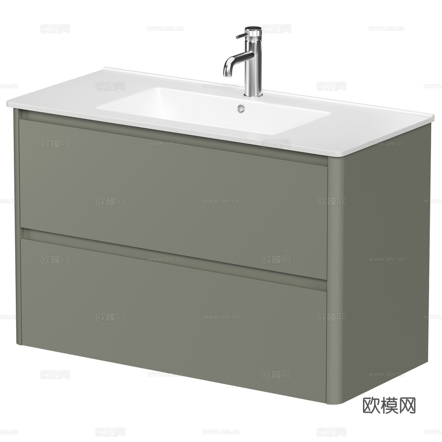 Allen Brau Gravity 100 盥洗柜系列3d模型下载