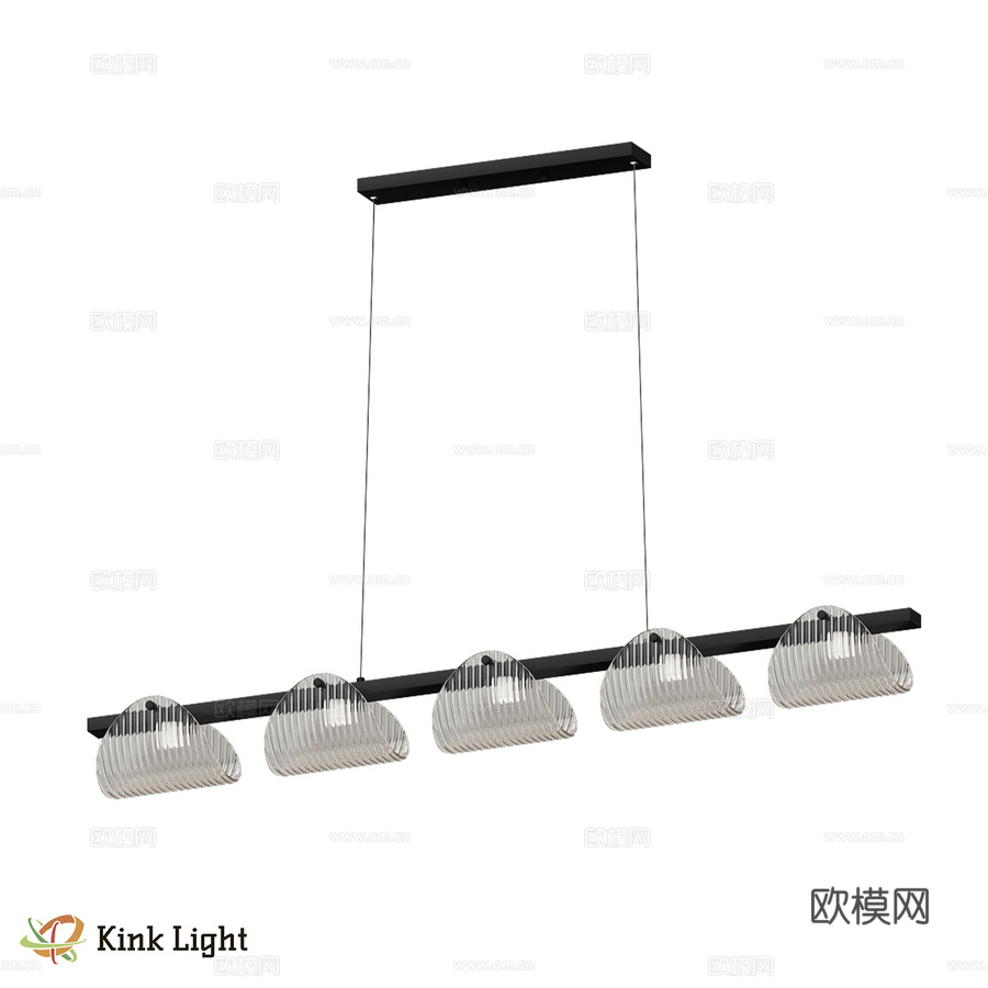 卡斯皮黑色枝形吊灯 08447-5AL,19(16)3d模型下载