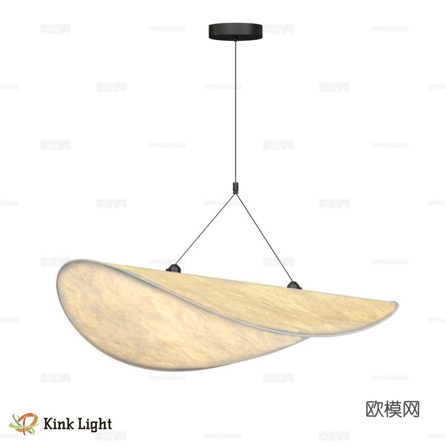 吊灯 Brahmi 白色 08022 -100A,013d模型下载