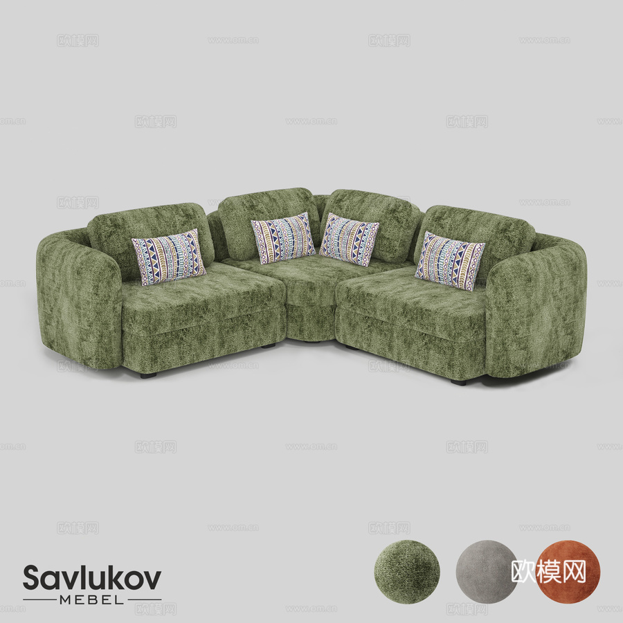 OM转角沙发 Bonta by Savlukov-Mebel3d模型下载