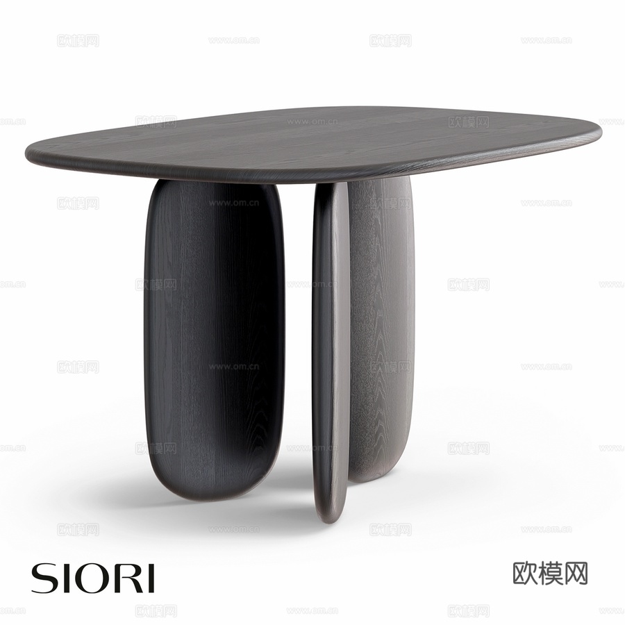 OM Siori 武士道餐桌 木质 023d模型下载