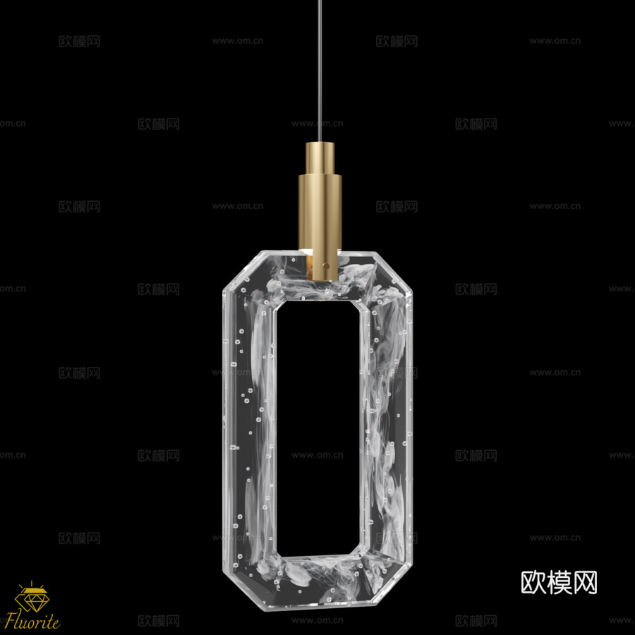 Flagranti黄铜萤石FL1173-1P (OM)3d模型下载
