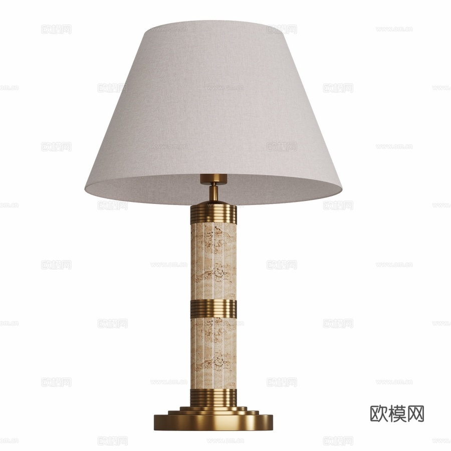 台灯 10442T B LOFT IT 石灰岩3d模型下载