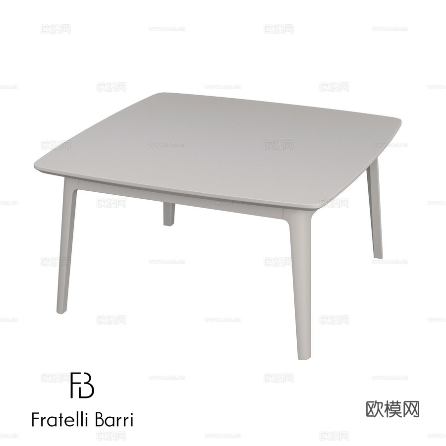 OM咖啡桌Fratelli Barri ALBA NEW3d模型下载