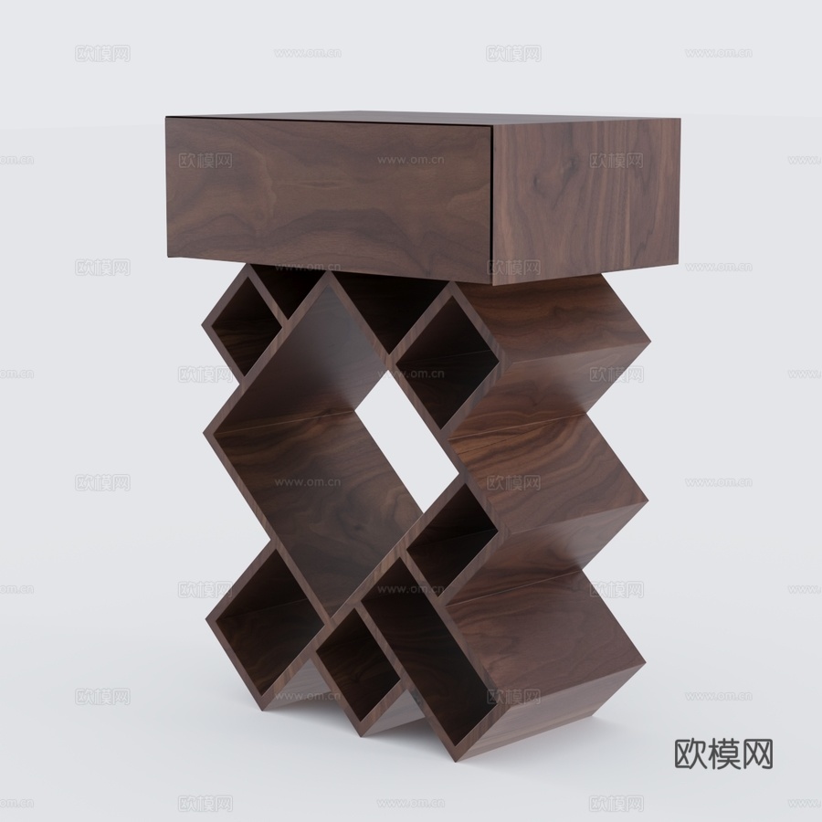 基座桌像素高 OM3d模型下载