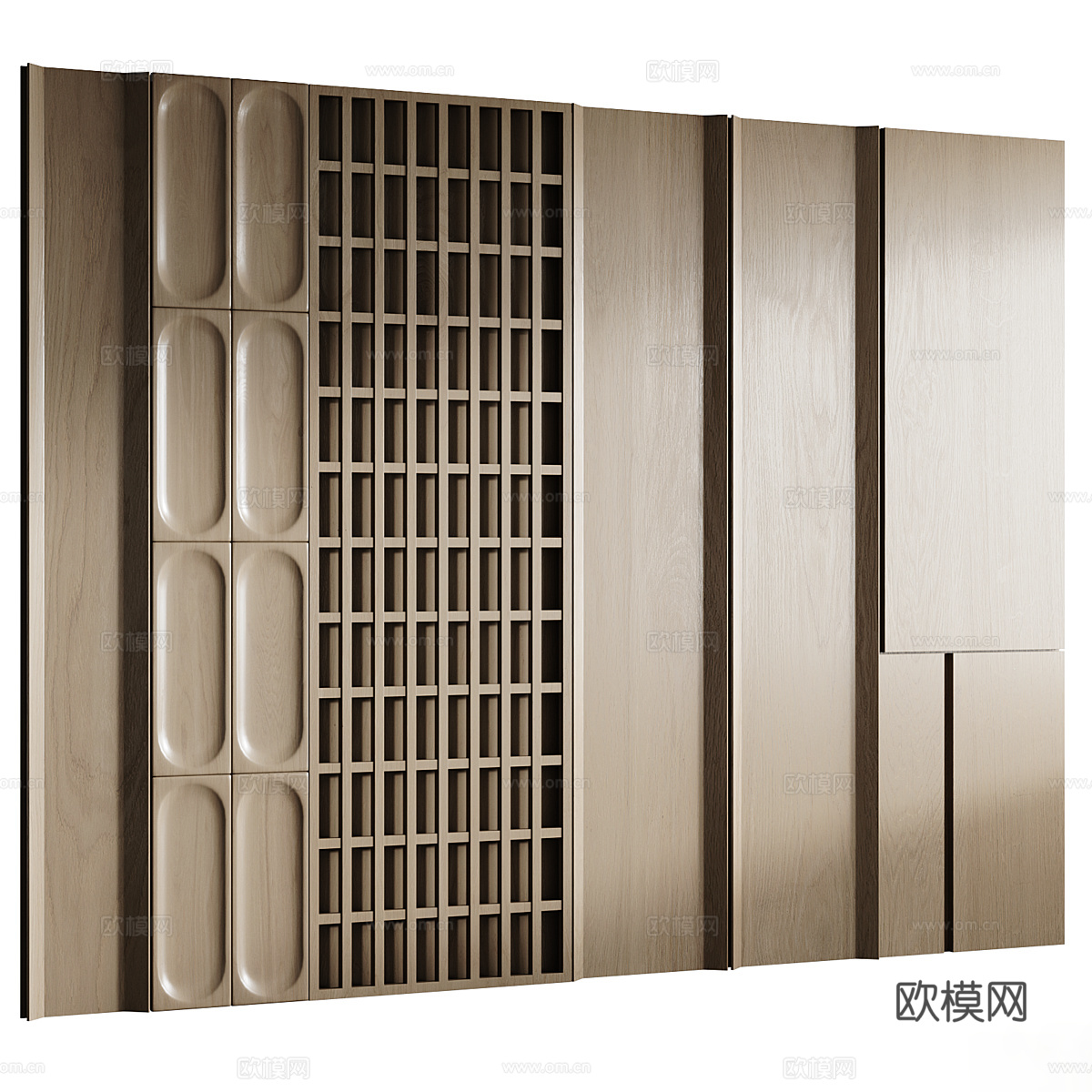 背景墙3d模型下载