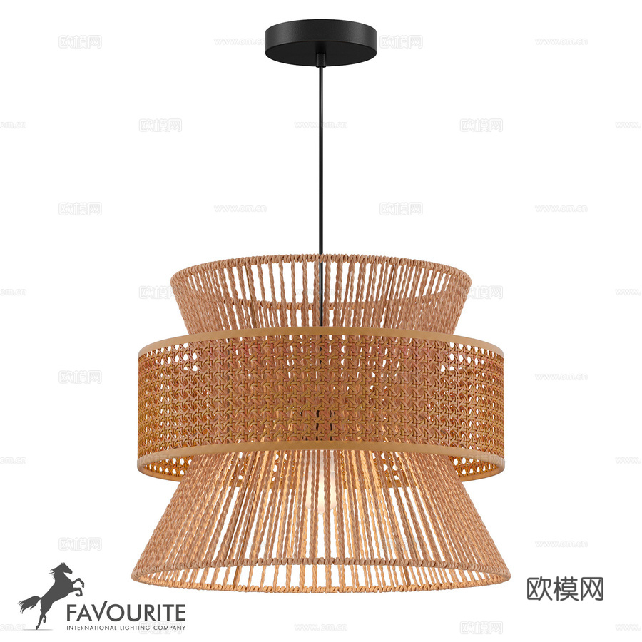 吊灯 精选 Organicun 4770-1P3d模型下载