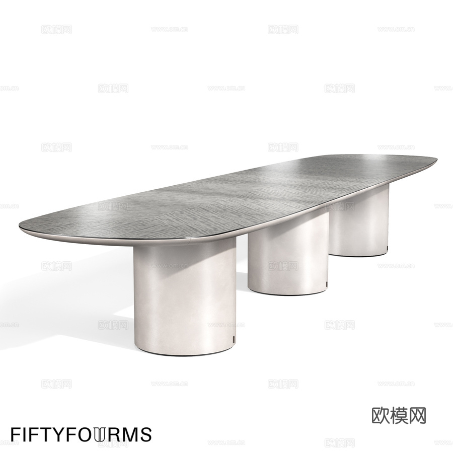 FIFTYFOURMS 餐桌模块化 Mergentia3d模型下载