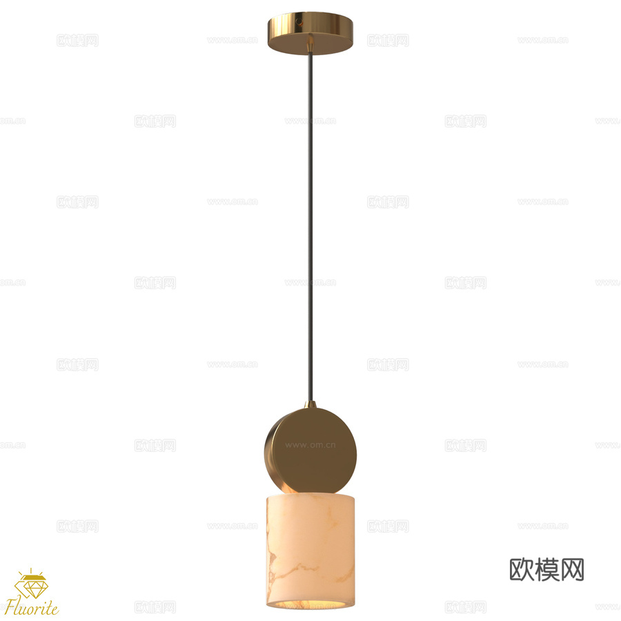 Fovere 萤石灯 FL1025-1P (OM)3d模型下载